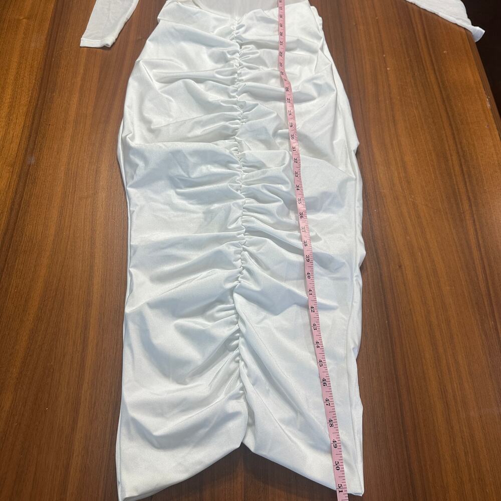 Seroya White Levina Dress, Revolve, Bride,‎ Engagement, Bachelorette, Size Large - Picture 11 of 13